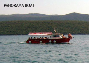 Panorama boat Neum